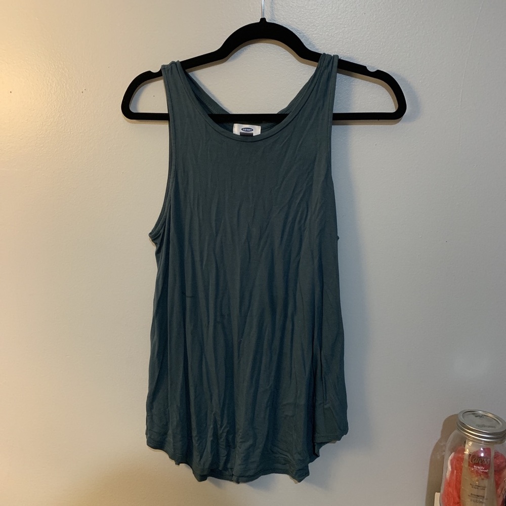Old navy blue tank